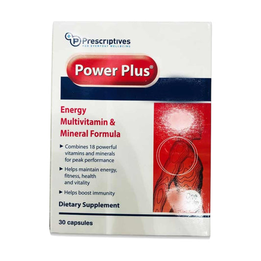 Power Plus Gold Multivitamin & Mineral Complex 30 Capsules