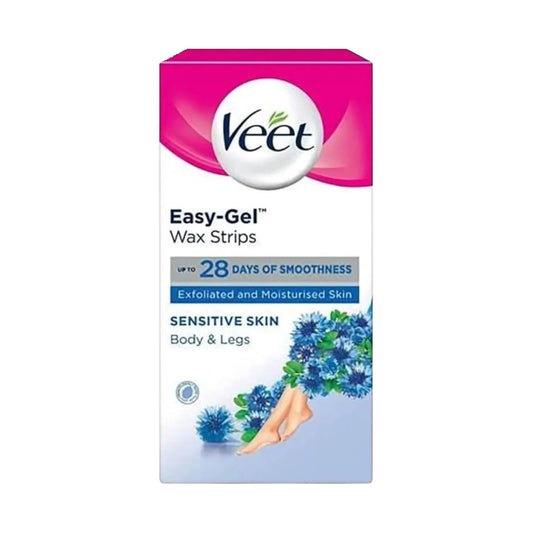 Veet Legs & Body شرائح ازالة الشمع
Wax Strips For Sensitive Skin 20 Pcs