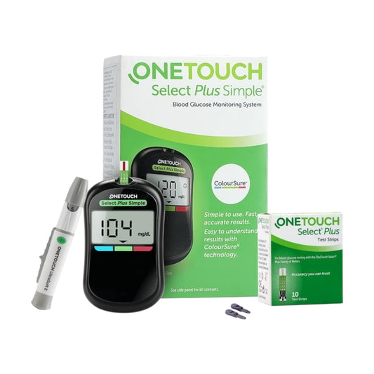 One Touch Select Plus Strips with Blood Glucose Meter