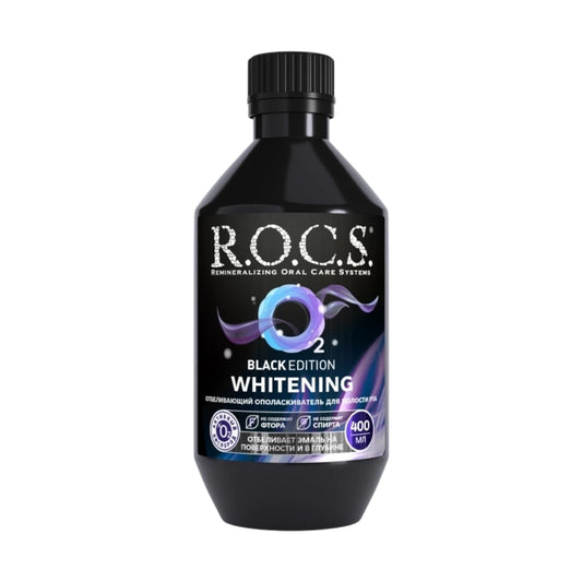 R.O.C.S. Mouthwash Black Edition 400ml (Alcohol...