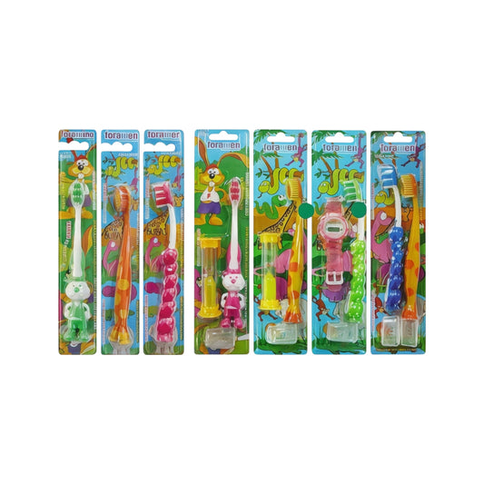 Foramen Junior Animal Toys Kids Toothbrush 2 Pcs