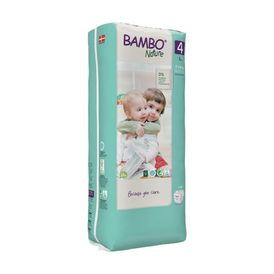 Bambo (Size 4, 7-14 Kg, 48 Nature Diapers)