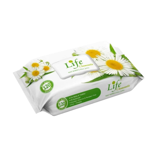 Baby Life Wet Wipes 120 Wipes