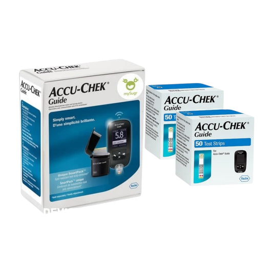 Accu-Chek Guide Kit Offer Pack 100 Strip Glucometer