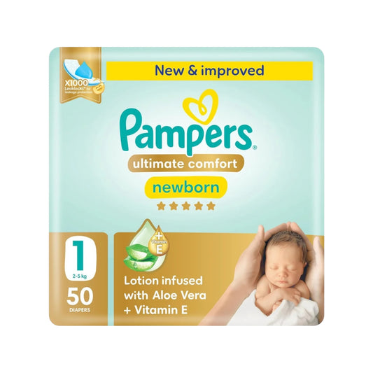 Pampers Ultimate Comfort Size 1 50 Diapers