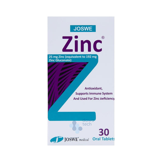 Joswe Zinc 25mg 30 Tablets