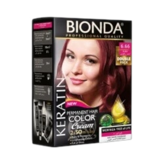 BIONDA PERMANENT HAIR COLOR
Nº 6.66