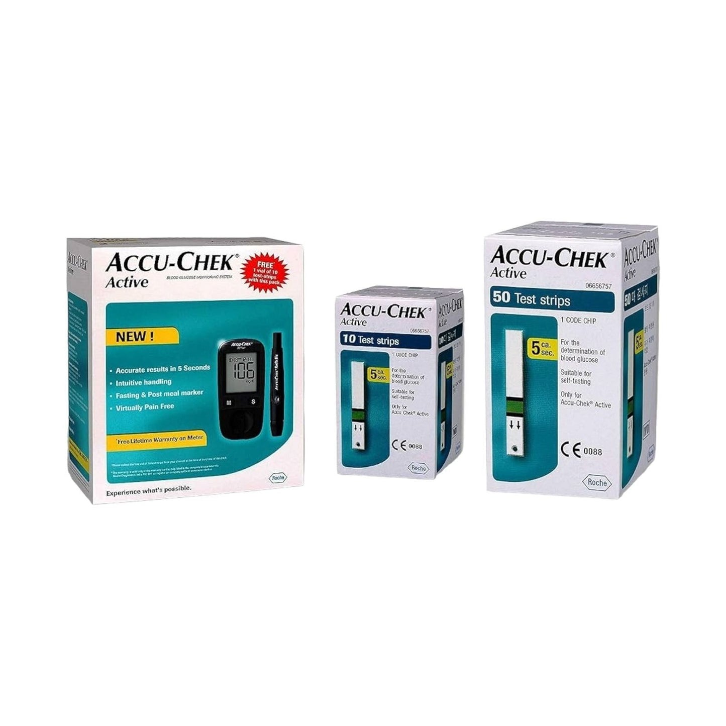 Accu Chek Active Glucose Monitor With 60 Strips. - MELIA PHARMACY - MELIA PHARMACY