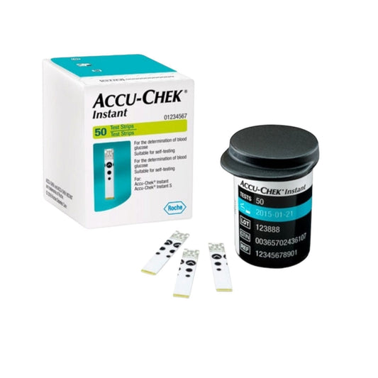 Accu Chek Instant Blood Glucose Test -50 Strip - MELIA PHARMACY - MELIA PHARMACY
