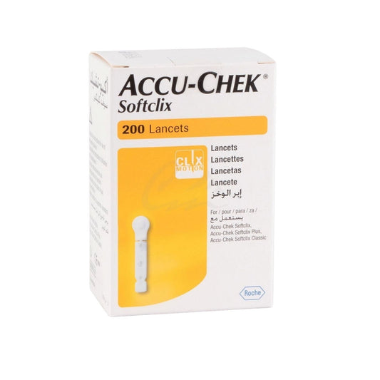 Accu Chek Softclix Lancet, 200 Lancets - MELIA PHARMACY - MELIA PHARMACY