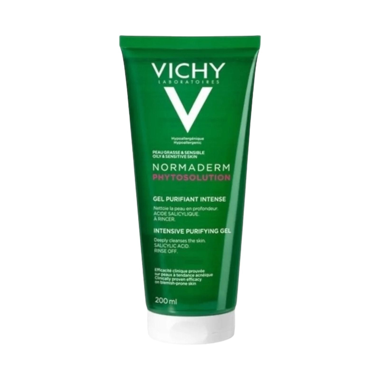 Vichy Normaderm Phytosolution Face Cleanser Gel for Oily/Acne Skin with Salicylic Acid 200ml - MELIA PHARMACY - MELIA PHARMACY