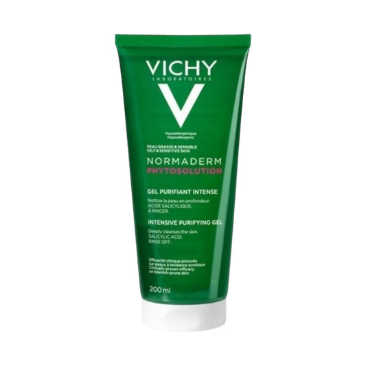 Vichy Normaderm Phytosolution Face Cleanser Gel for Oily/Acne Skin with Salicylic Acid 200ml - MELIA PHARMACY - MELIA PHARMACY