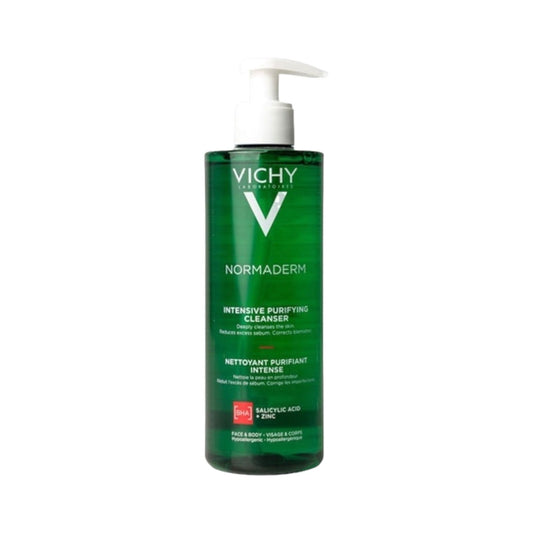 Vichy Normaderm Phytosolution Face Cleanser Gel for Oily/Acne Skin with Salicylic Acid 400ml - MELIA PHARMACY - MELIA PHARMACY