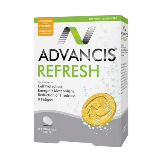 Advancis Refresh Effervescent 12 Tablets - MELIA PHARMACY - MELIA PHARMACY