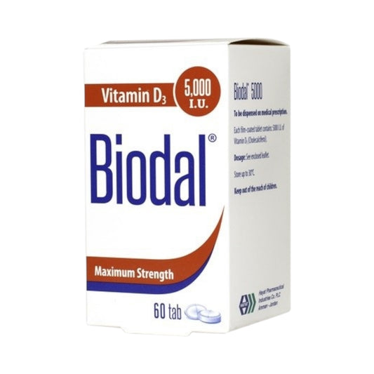 Biodal Vitamin D3 5,000  IU 60 Tablet