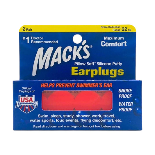 Mack’s Earplug Silicone Soft Cushion 2 Pairs