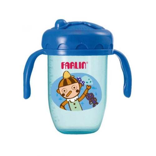 رضاعة الأطفال Farlin Golo Baby Cup with Straw 240ml