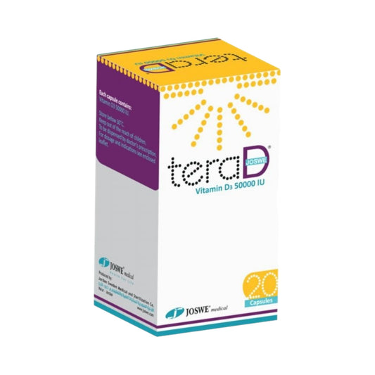 Tera D 50,000 IU 20 Capsules