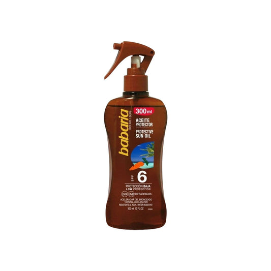 Babaria Carrot Protective Sun Oil Spray Spf 6 300ml - MELIA PHARMACY - MELIA PHARMACY