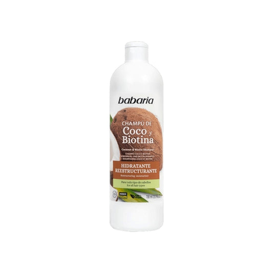 Babaria Coconut And Biotin Moisturizing Shampoo 700ml - MELIA PHARMACY - MELIA PHARMACY