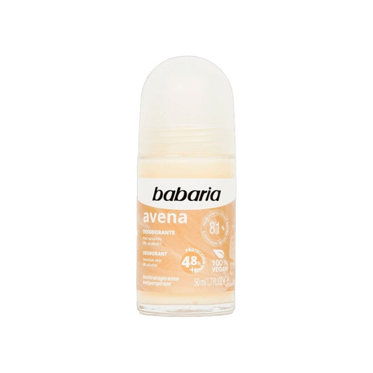 Babaria Deodorant Roll On Oat 50ml - MELIA PHARMACY - MELIA PHARMACY