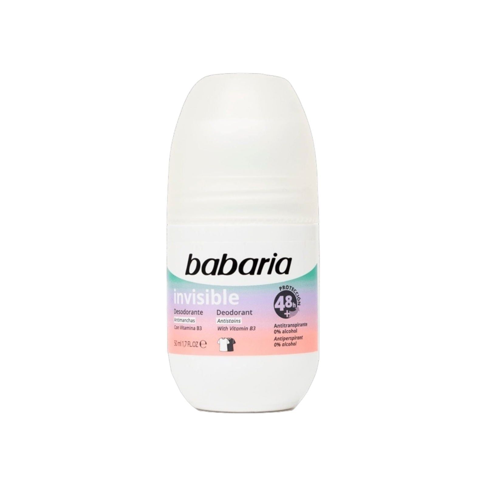Babaria Invisible Deodorant 50ml - MELIA PHARMACY - MELIA PHARMACY