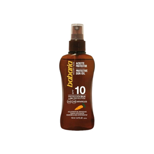 Babaria Tan Oil Zan Spf 10 100ml - MELIA PHARMACY - MELIA PHARMACY