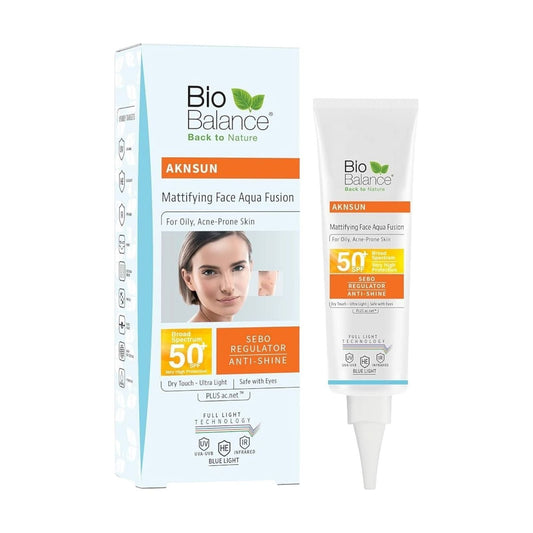 Bio Balance Aknsun Mattifying Aqua Fusion Dry Touch 50+spf 40ml - MELIA PHARMACY - MELIA PHARMACY