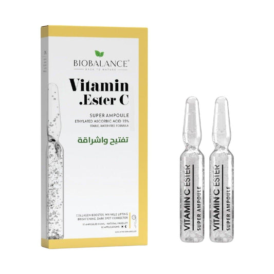 Bio Balance Vitamin C Ester Super Ampoule Ethylated Ascorbic Acid 15% 10 X 2ml - MELIA PHARMACY - MELIA PHARMACY