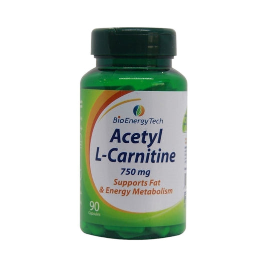 Bio Energy Tech Acetyl L-Carnitine 750Mg 90Cap - MELIA PHARMACY - MELIA PHARMACY