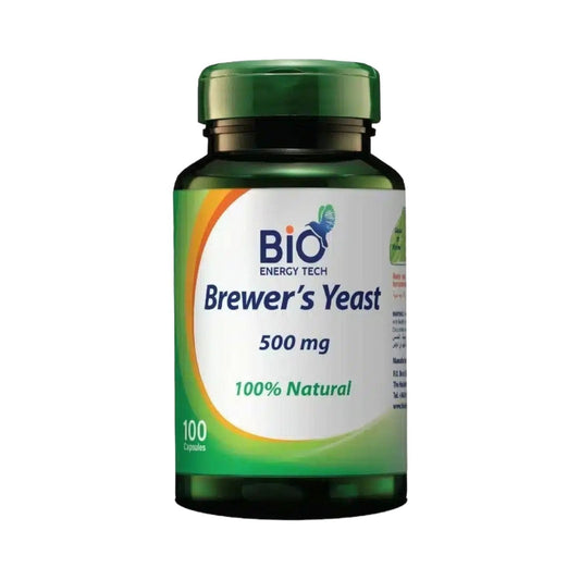 Bio Energy Tech Brewers Yeast 500Mg 100 Capsule - MELIA PHARMACY - MELIA PHARMACY