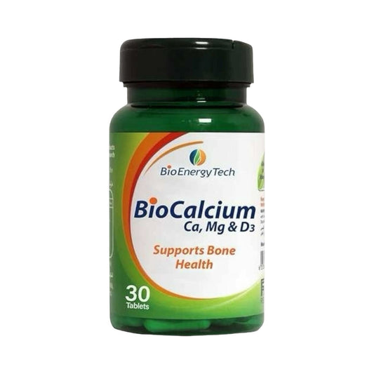 Bio Energy Tech Calcium, Vitamin D3 And Magnesium 30 Tablet - MELIA PHARMACY - MELIA PHARMACY
