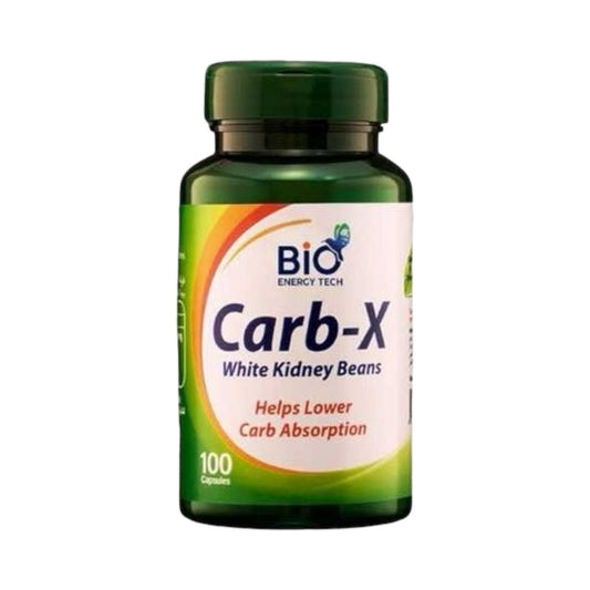 Bio Energy Tech Carb-X White Kidney Beans 100Cap - MELIA PHARMACY - MELIA PHARMACY