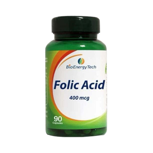Bio Energy Tech Folic Acid 400Mcg 90 Capsule - MELIA PHARMACY - MELIA PHARMACY