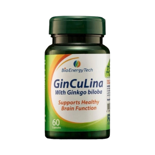Bio Energy Tech Ginculina Ginkgo Biloba 60Cap - MELIA PHARMACY - MELIA PHARMACY