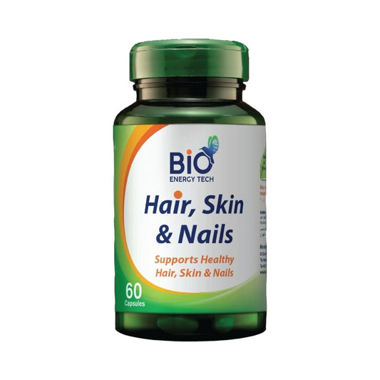 Bio Energy Tech Hair Skin And Nails 60 Capsu - MELIA PHARMACY - MELIA PHARMACY