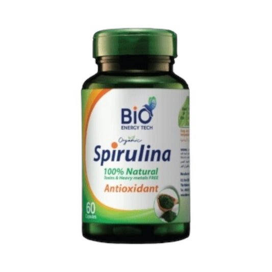 Bio Energy Tech Organic Spirulina 120Cap - MELIA PHARMACY - MELIA PHARMACY
