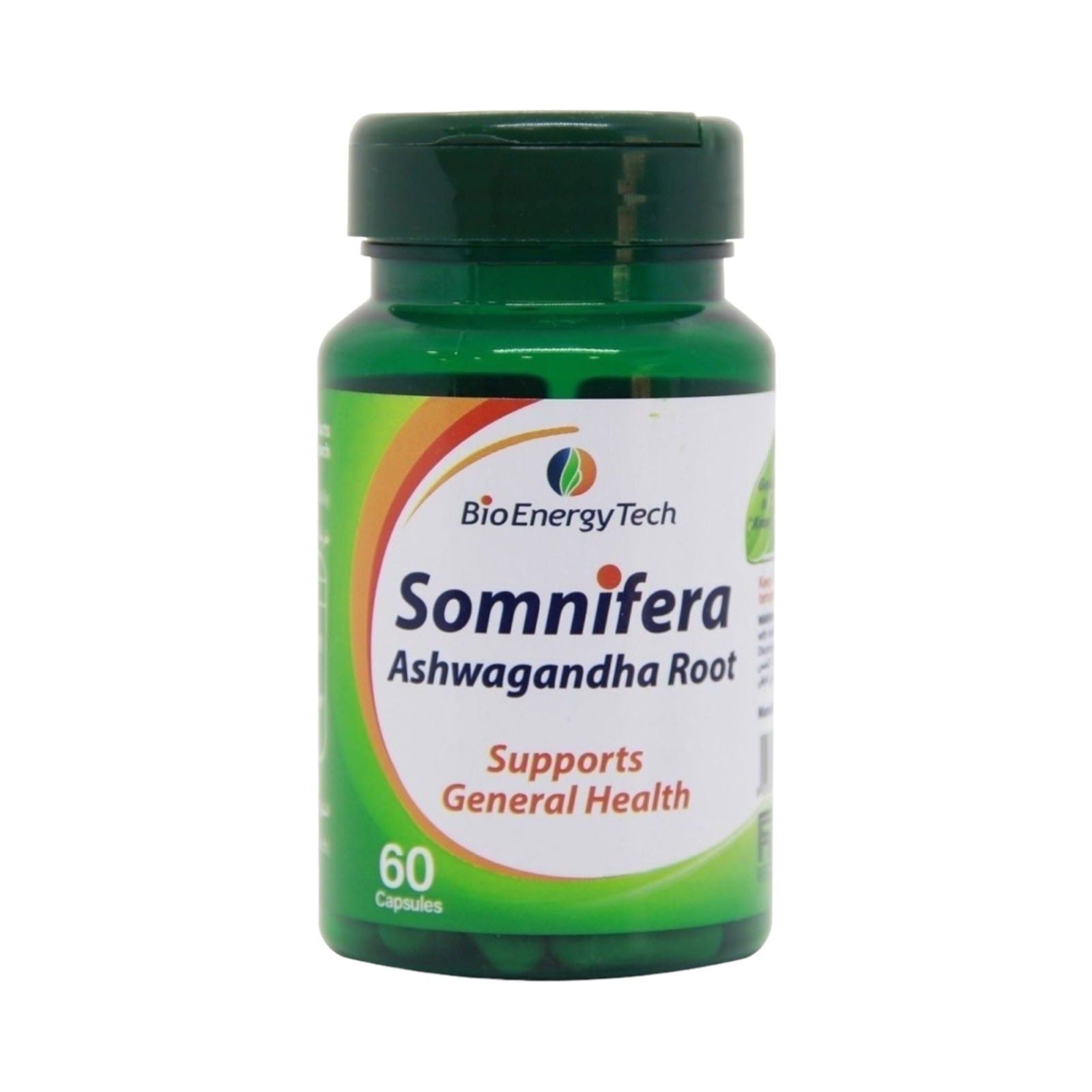 Bio Energy Tech Somnifera Ashwagandha Root 60Cap - MELIA PHARMACY - MELIA PHARMACY
