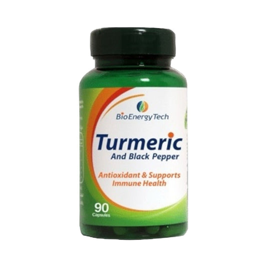 Bio Energy Tech Turmeric & Black Pepper 90Cap - MELIA PHARMACY - MELIA PHARMACY