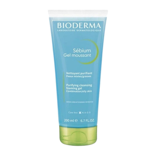 Bioderma Sebium Gel Moussant Purifying Cleansing Foaming Gel 200ml - MELIA PHARMACY - MELIA PHARMACY