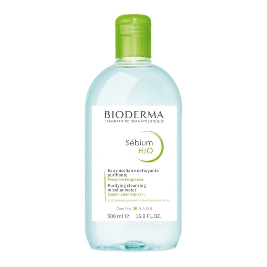 Bioderma Sebium H2o Purifying Cleansing Micellar Water 500ml - MELIA PHARMACY - MELIA PHARMACY