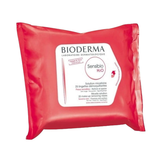 Bioderma Sensibio H20 Makeup Removing Wipes X25 Wipes - MELIA PHARMACY - MELIA PHARMACY