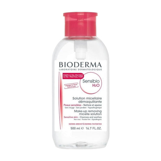 Bioderma Sensibio H2o Makeup Removing Pump 500ml - MELIA PHARMACY - MELIA PHARMACY