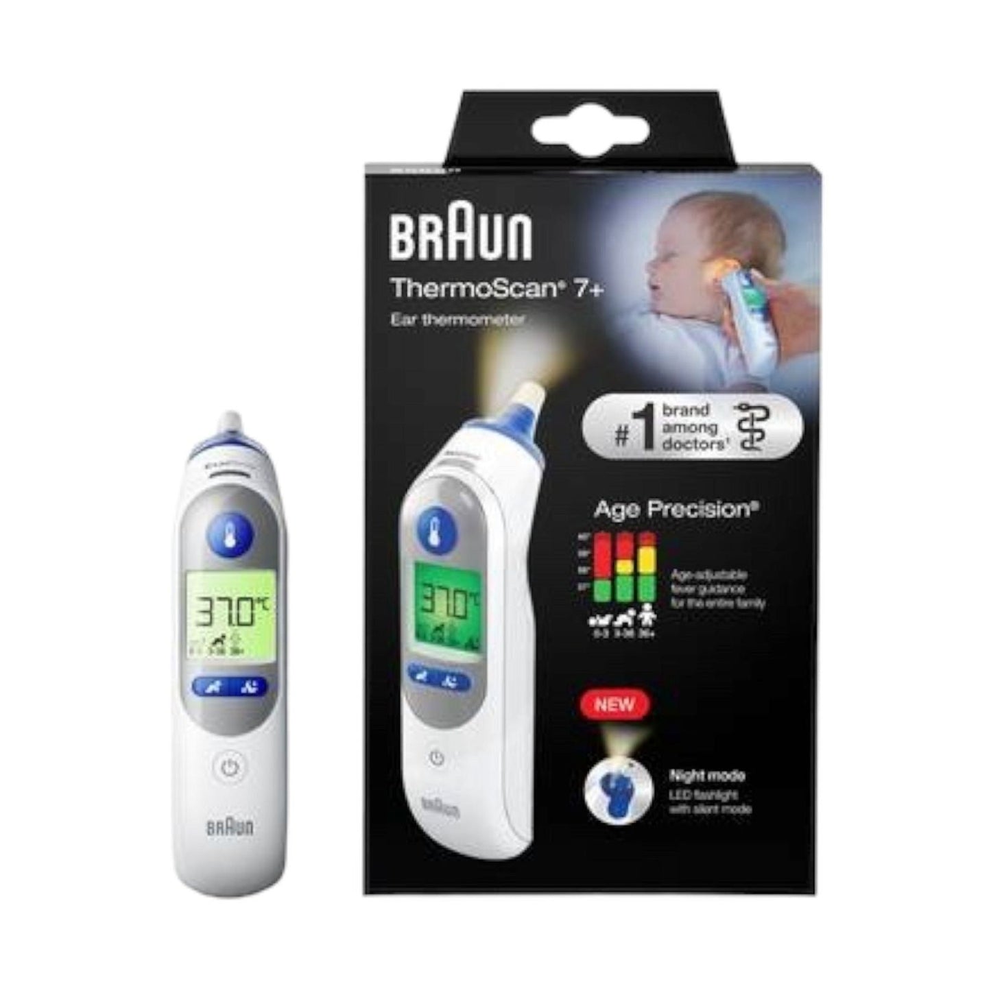 Braun Thermoscan 7, Ear Thermometer - MELIA PHARMACY - MELIA PHARMACY
