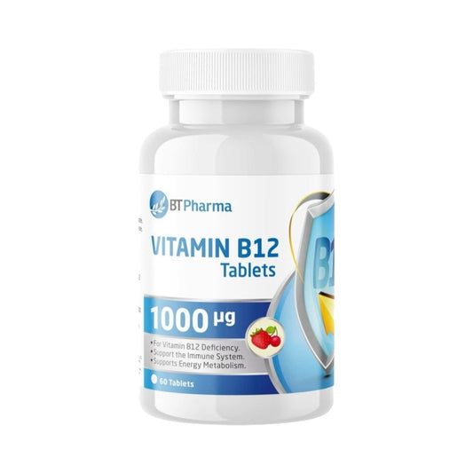 Bt Pharma B12 (1000) Mcg 60Tab - MELIA PHARMACY - MELIA PHARMACY