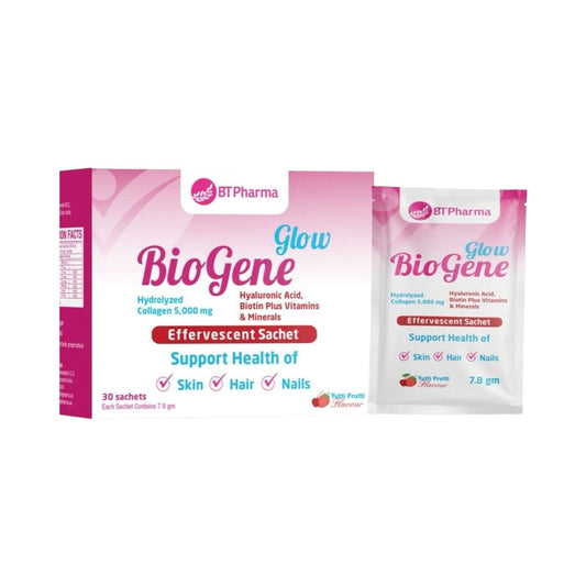 Bt Pharma Biogene Glow Collagen 5.000Mg, 30 Effervescent Sachet - MELIA PHARMACY - MELIA PHARMACY