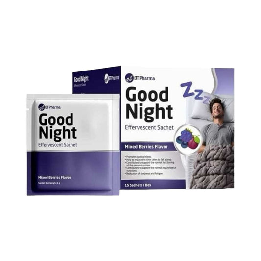 Bt Pharma Good Night 15 Effervescent Sachets - MELIA PHARMACY - MELIA PHARMACY
