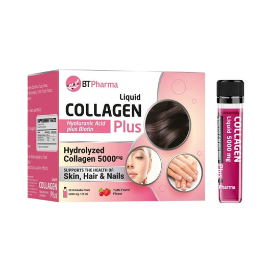 Bt Pharma Liquid Collagen Plus 30 Vials - MELIA PHARMACY - MELIA PHARMACY