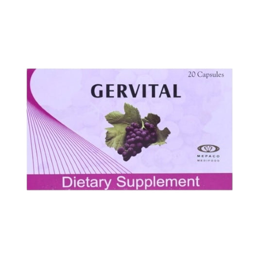 Gervital 150mg 20 Capsules