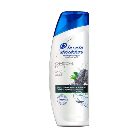 Head And Shoulders Charcol Detox Hair Silky Black Shampoo 400MI